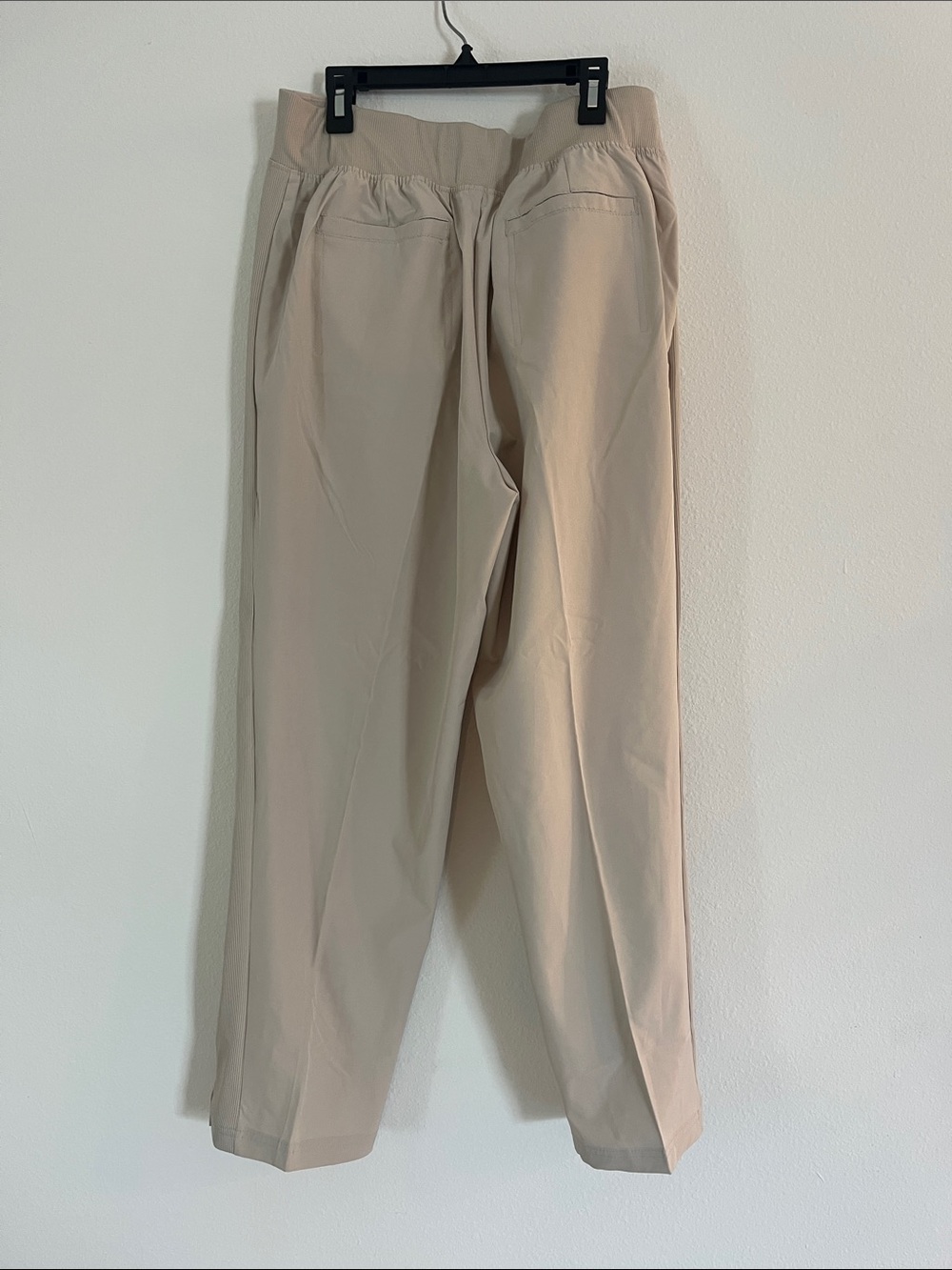 APANA Khaki Pleated Pull On Wicking Golf Pants - Picture 4 of 4